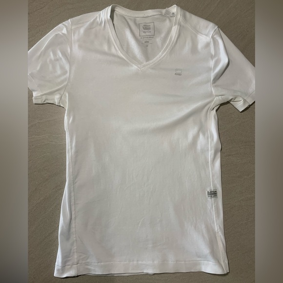 White G-Star Raw Short Sleeve T-Shirt - Men’s size Medium - Picture 3 of 6